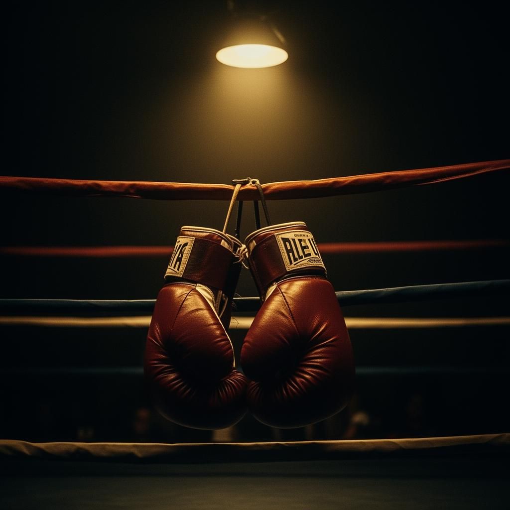 Professioneller Boxer beim intensiven Training im VON DONAU GYM