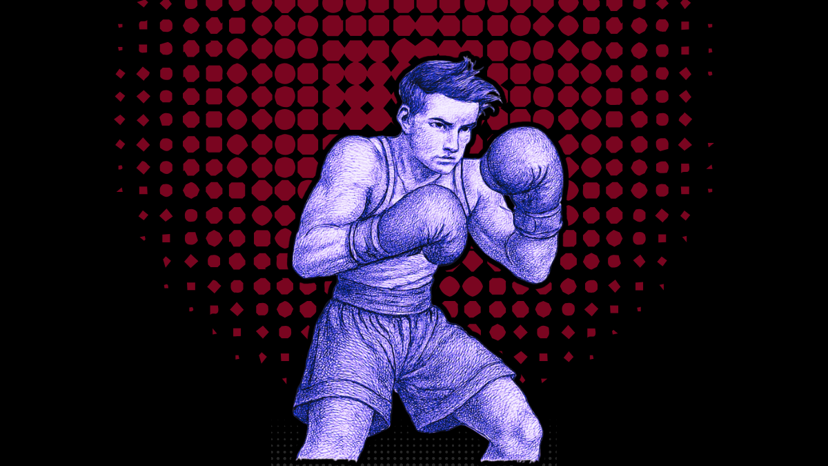 Deckung im Boxtraining